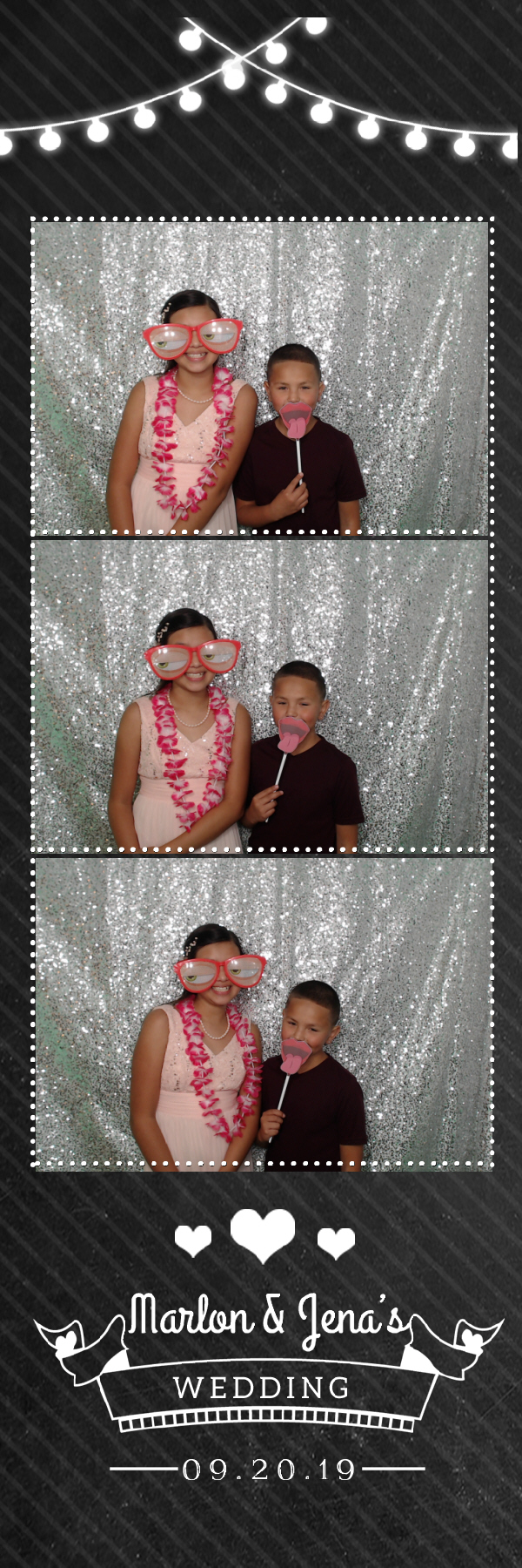 Jena and Marlon's Wedding | View more photos from the event at gallery.photoboothbillings.com/u/PhotoBoothBillings/Jena-and-Marlons-Wedding